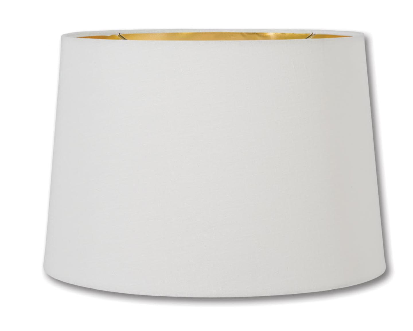 Retro Drum Lamp Shades - Off White Color, 100% Fine Linen Material (07227F)