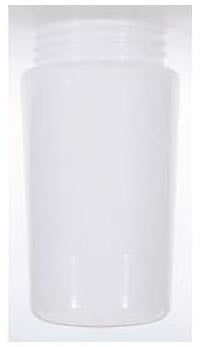 6-1/4" Tall Utility Type, Lexan Shade, 3-11/64" screw fitter (08634)