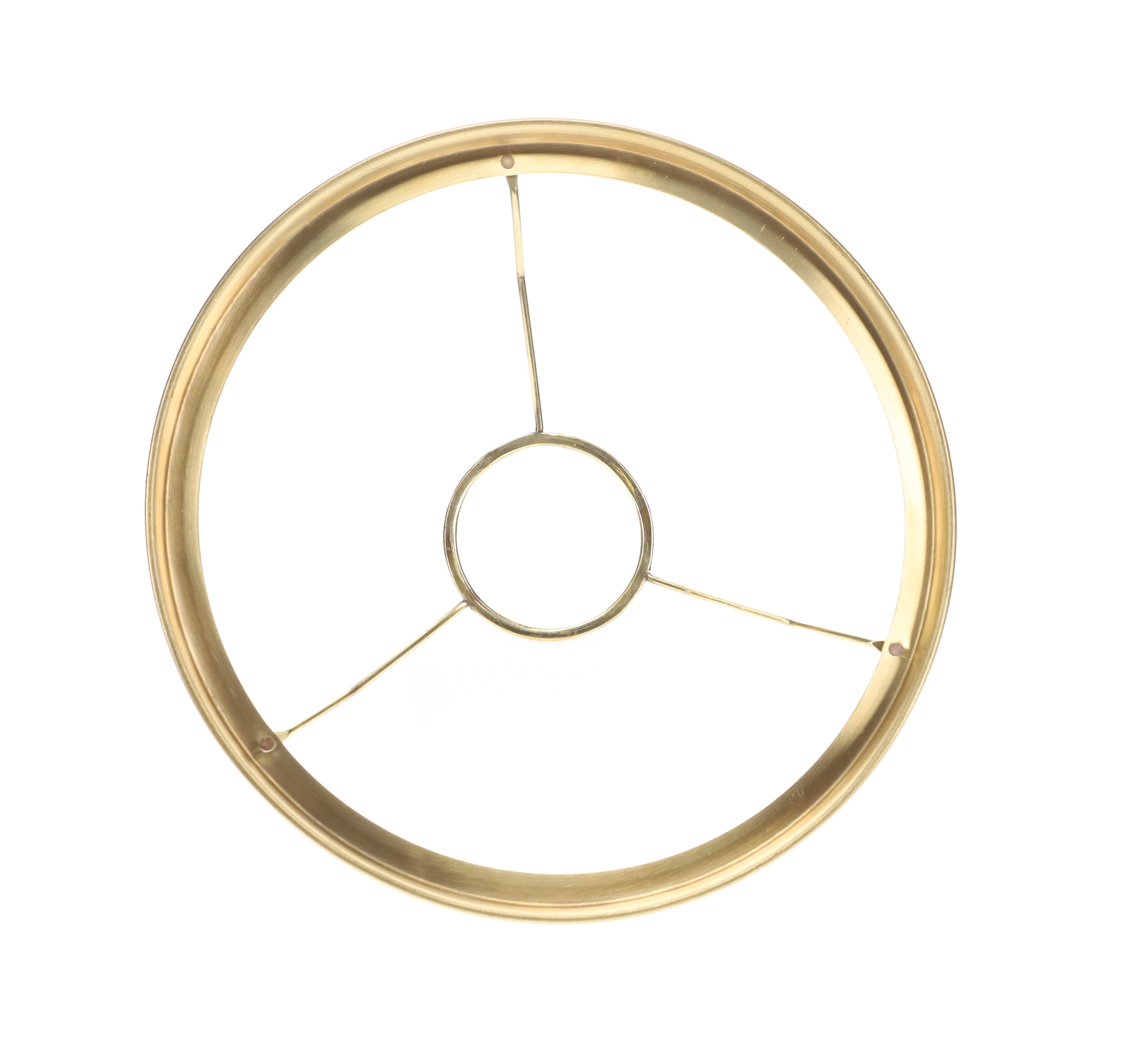thumbnail interactive-video image 1 of 10 Inch Solid Brass Shade Ring Holder - For Rayo & Central Draft Burners (Antique Lamp Part) 1 of 3