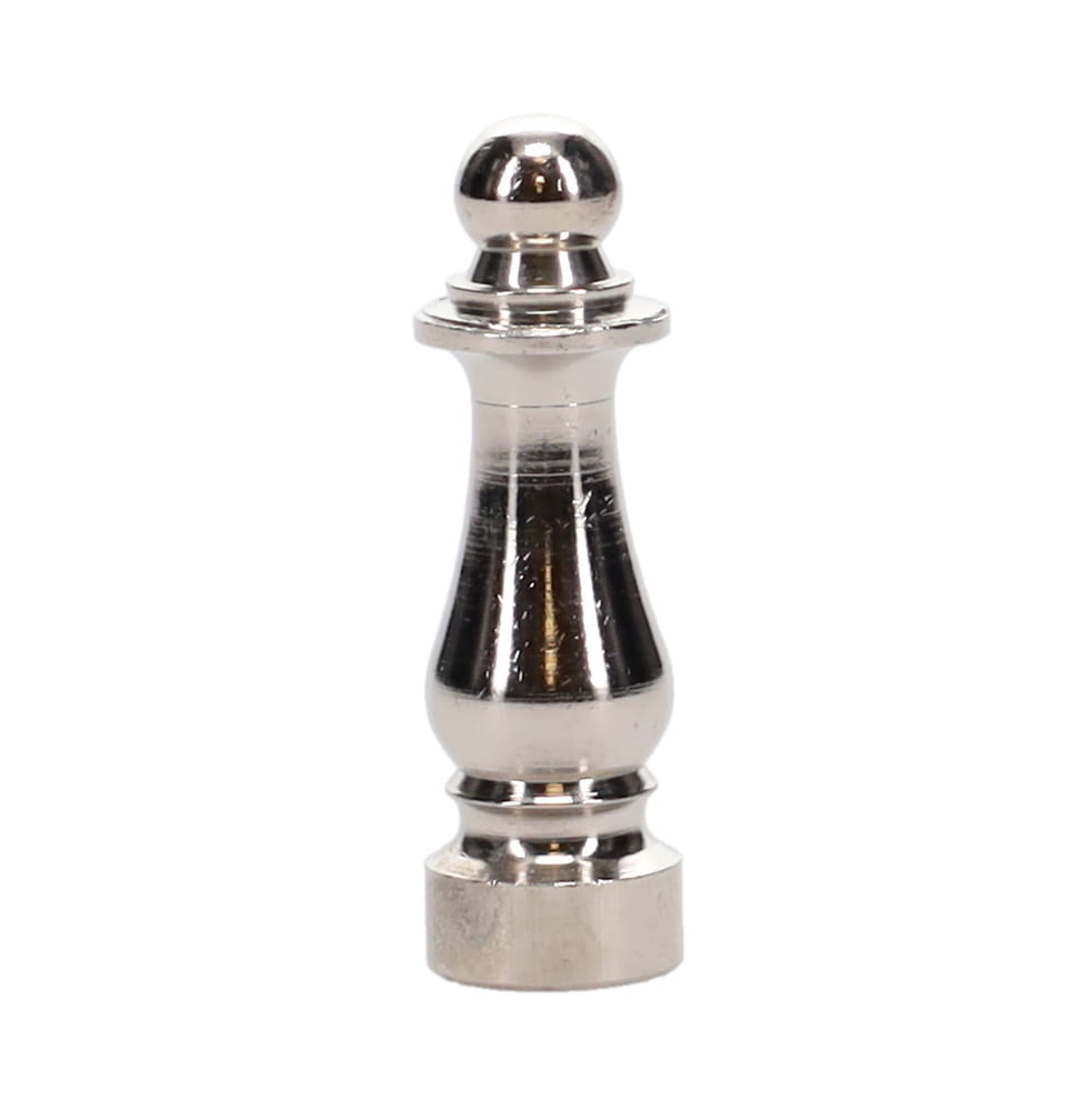 1-1/2" Nickel Plated Brass Finial (10950N)