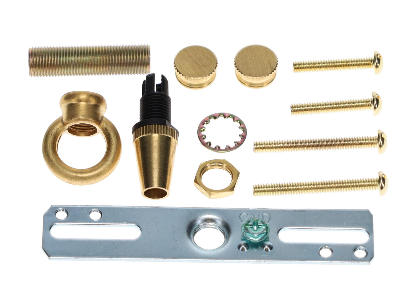 4-3/4" Diam Flat Disk Style Versatile Die Cast Brass Ceiling Canopy with Mounting Hardware (11434U)