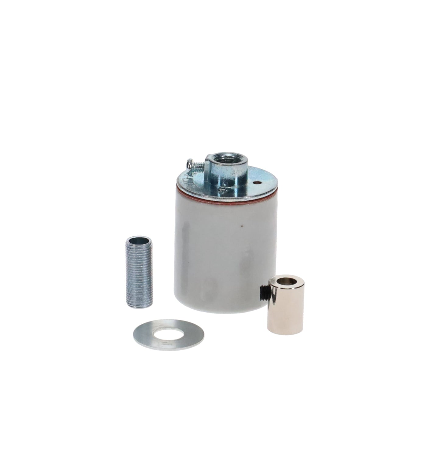 Unfinished Concrete E-26 Lamp Socket Cup complete with Socket and Mounting Hardware (48734)