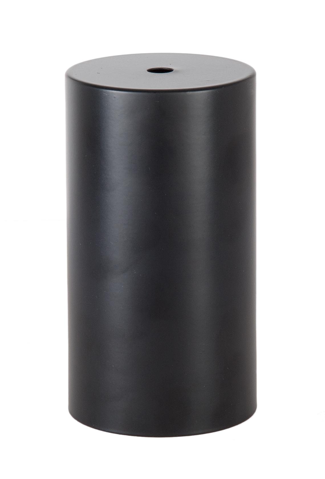 5-1/2" Long Steel Cylindrical Socket Cup, Satin Black Finish (11697BK)