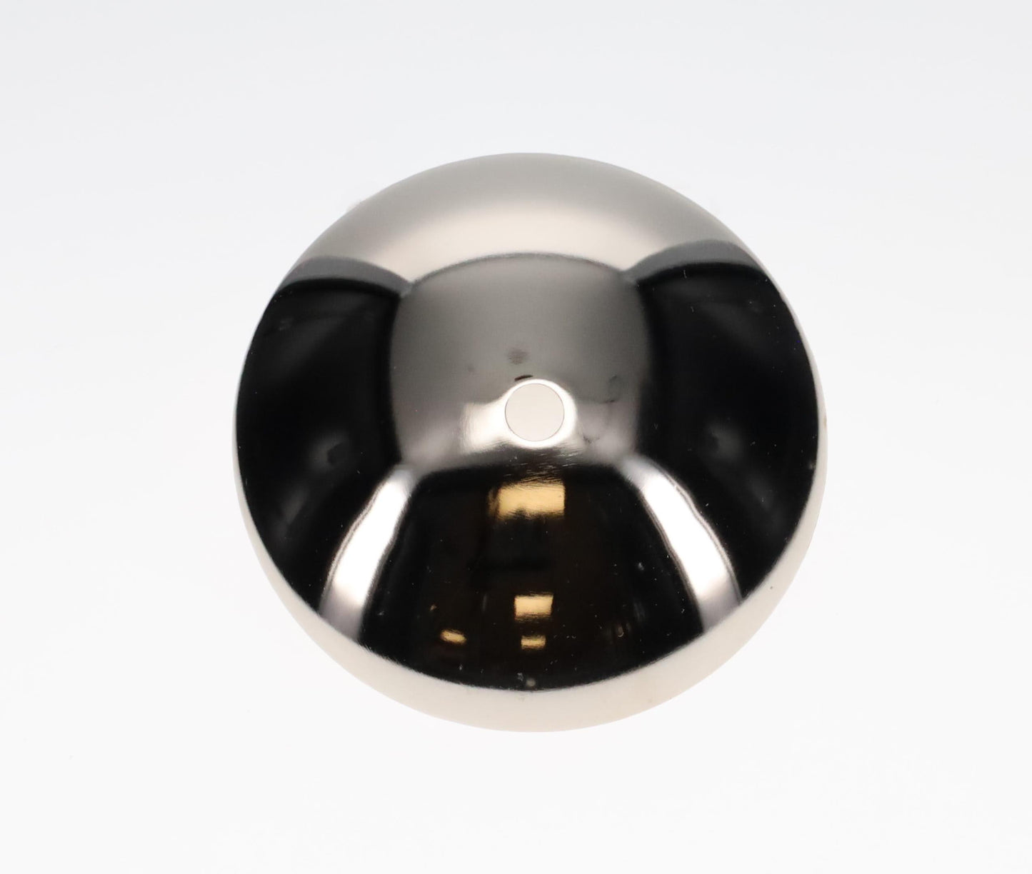 Neckless Ball Shade Cover for 6" Diameter Shades, Polished Nickel, 4-1/8" Diam (11774NT)