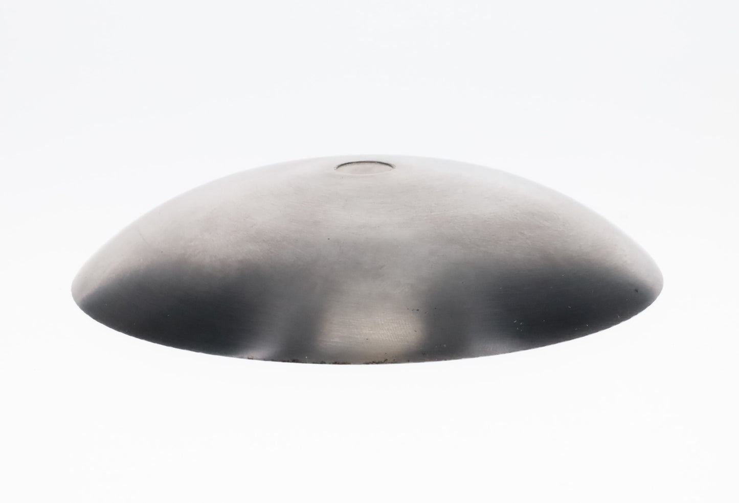 Neckless Ball Shade Cover for 6" Diameter Shades, Unfinished Steel, 4-1/8" Diam (11774ST)