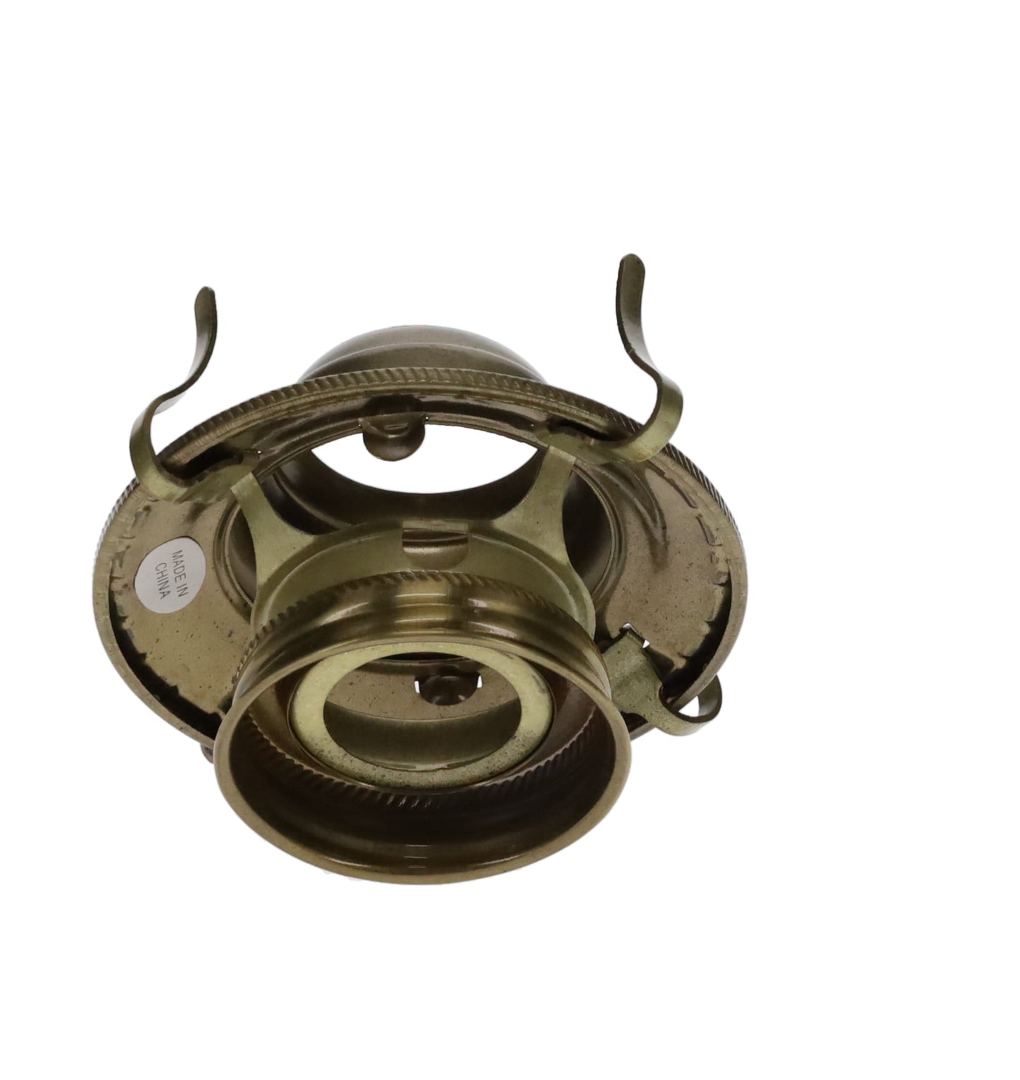 #2 Cut Out Burner with Antique Brass Finish w/collar (12665A)