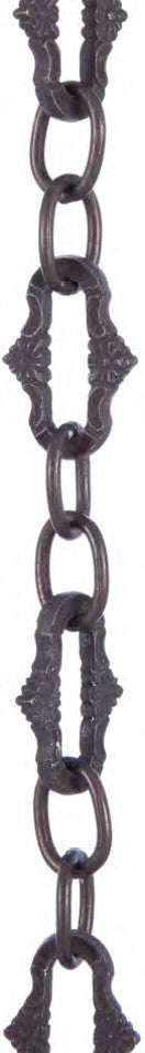 Floral Pattern Decorative Brass Fixture Chain (13113)