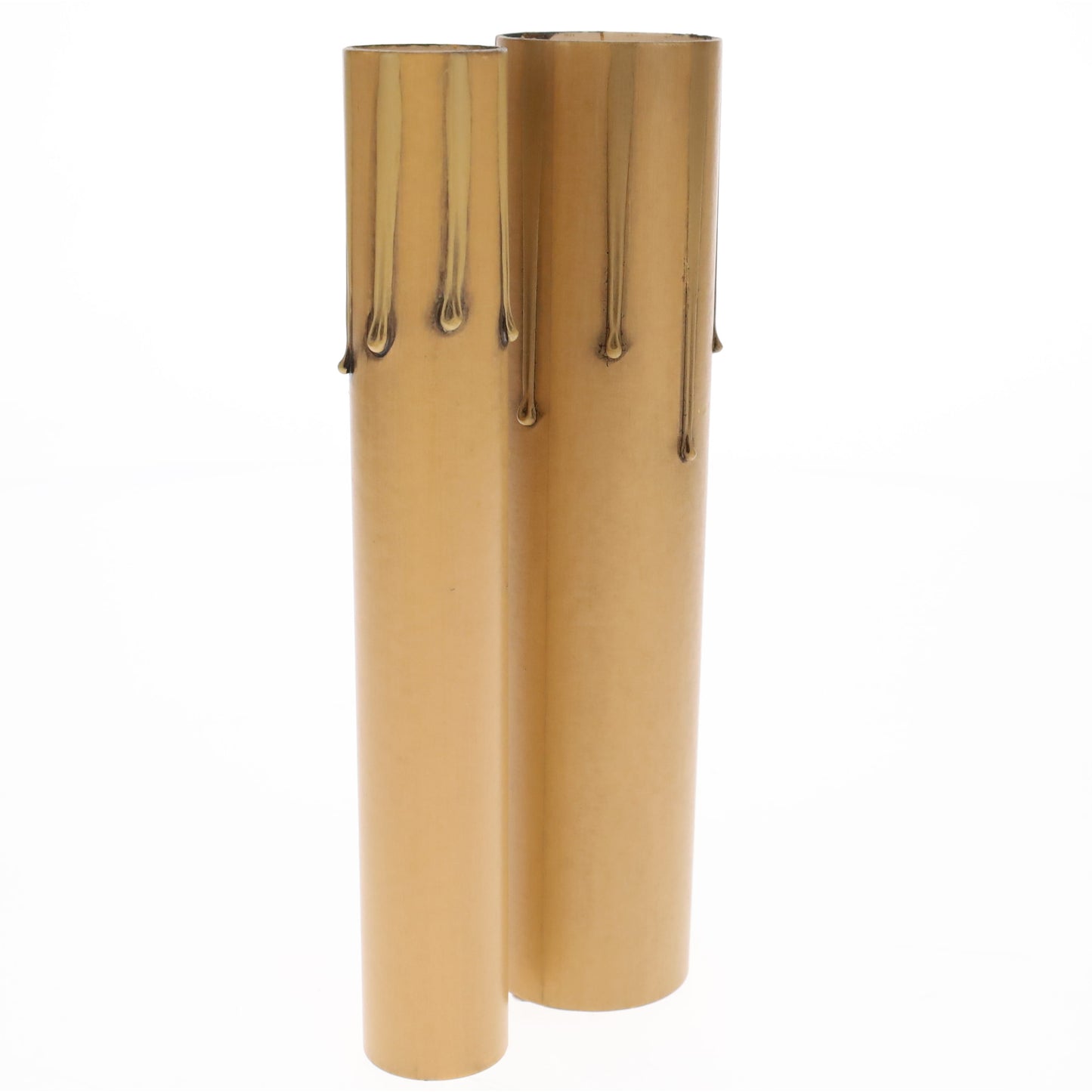 Antique Style Paper Board Candle Cover, CANDELABRA or MEDIUM Bases, 6" Length (19973A)