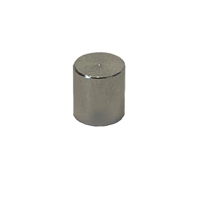 9/32" tall Nickel Plated Brass Cylinder Canopy Knob, 8-32 Tap (21133N)