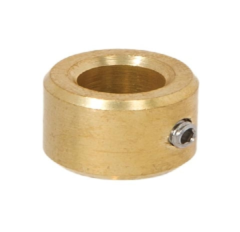 3/8" Tall Unfinished Brass Slip Ring & Steel Set Screw, 1/8 IP Slip (21299U)