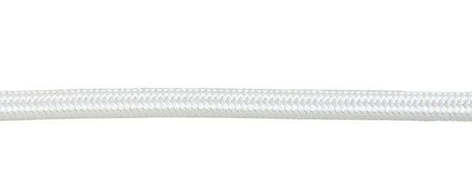 White 18 Gauge SPT-2 Rayon Parallel Lamp Cord, Choice of Length (46633W)