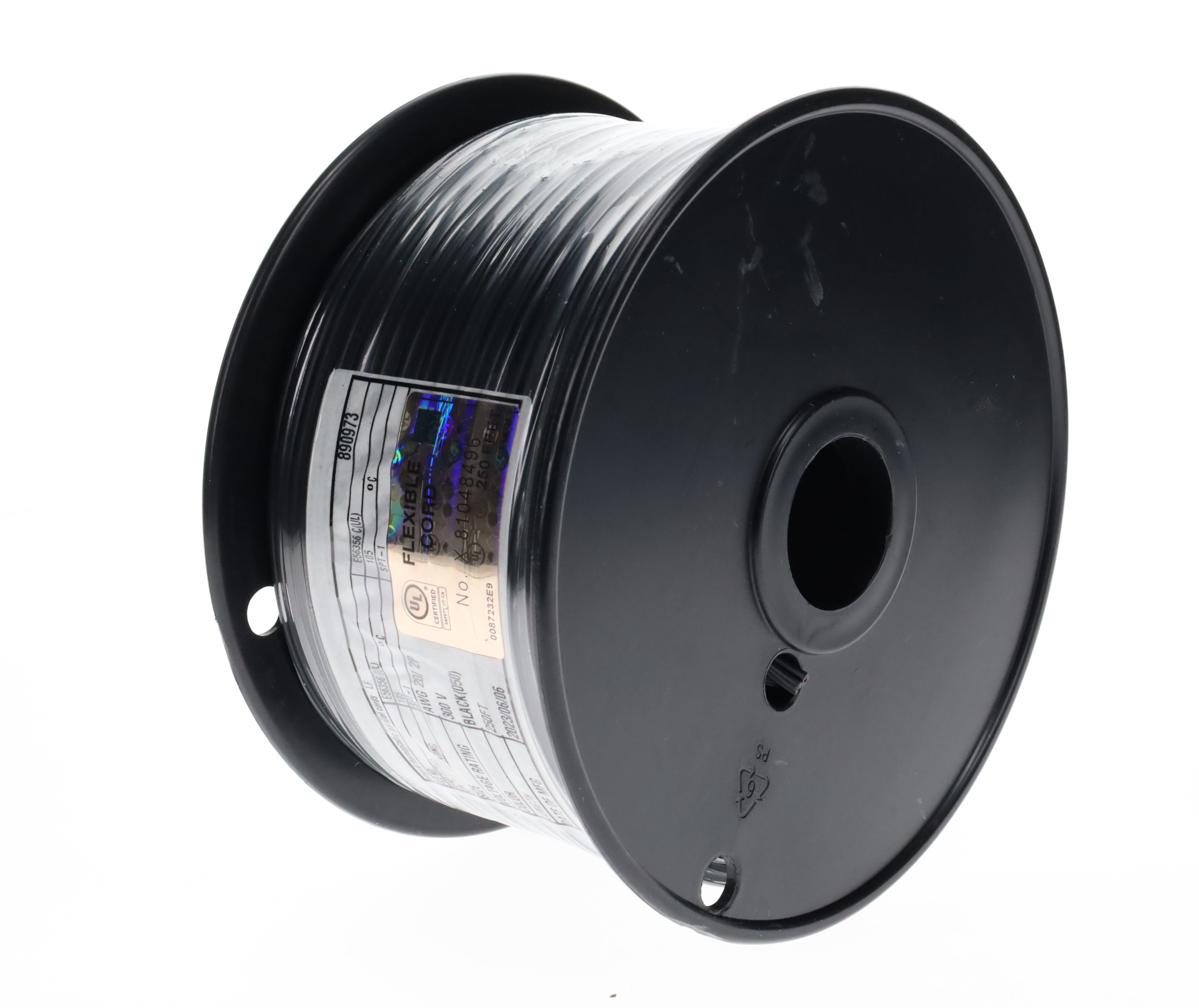 250ft. Spool, 20/2 SPT-1 Thin Plastic Covered Cord, Choice of