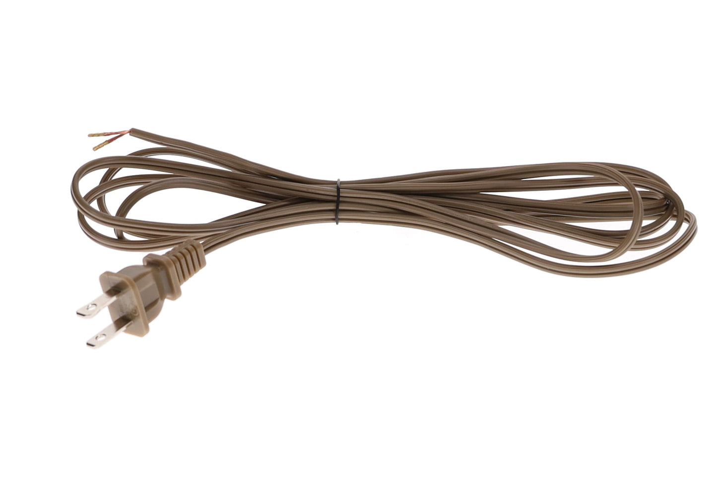 Matte Gold 18/2 SPT-1 Cord Set, Choice of Length (46719)