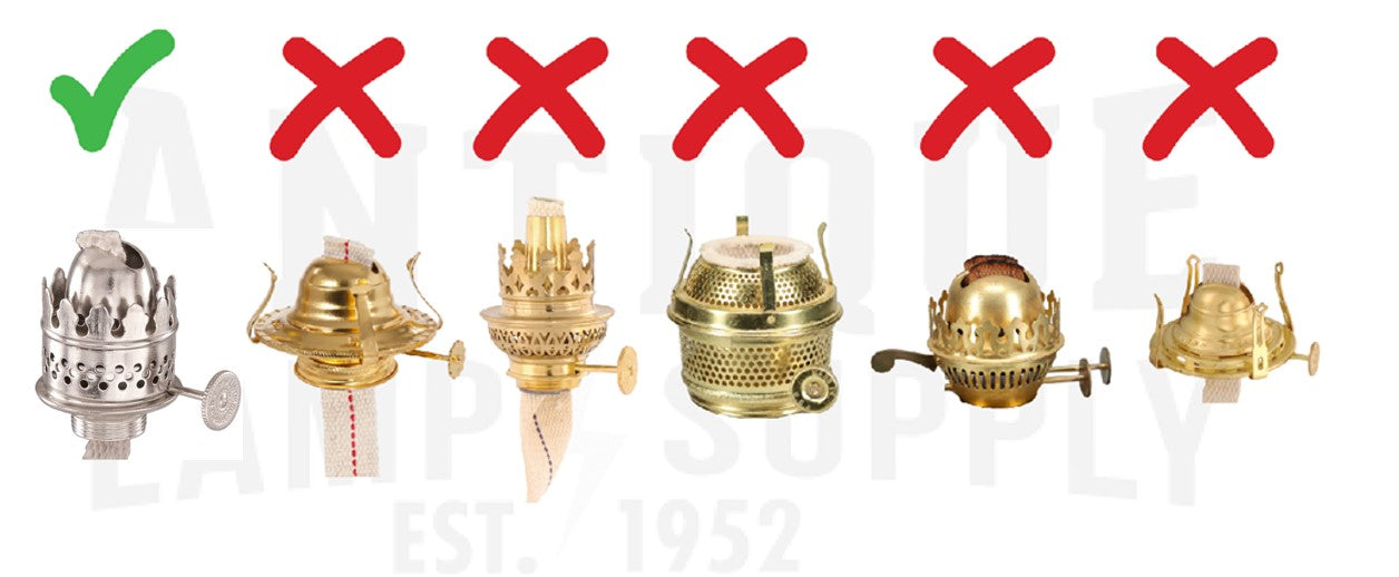 1-1/8" Fitter, 3-1/2" Tall Clear Chimney Globe (57900)