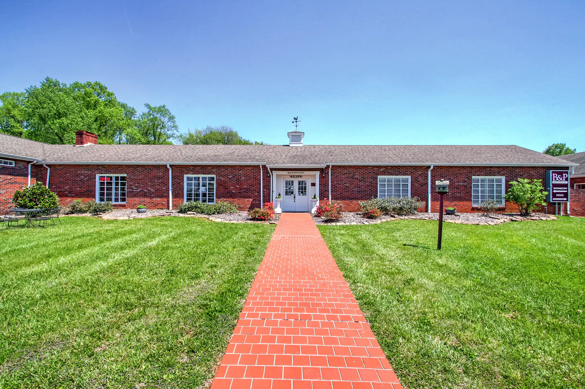 Red Brick Building, Exterior image of Antique Lamp Supply.