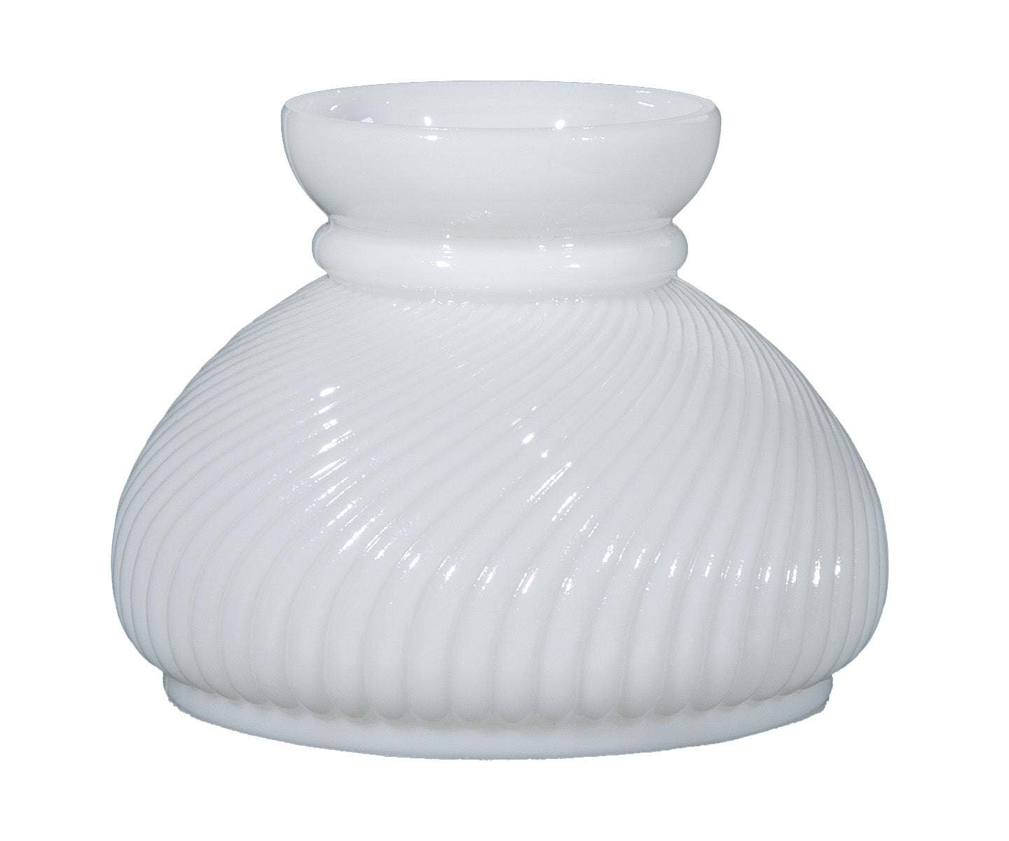 Opal Rib Swirl Shade, 7 inch fitter