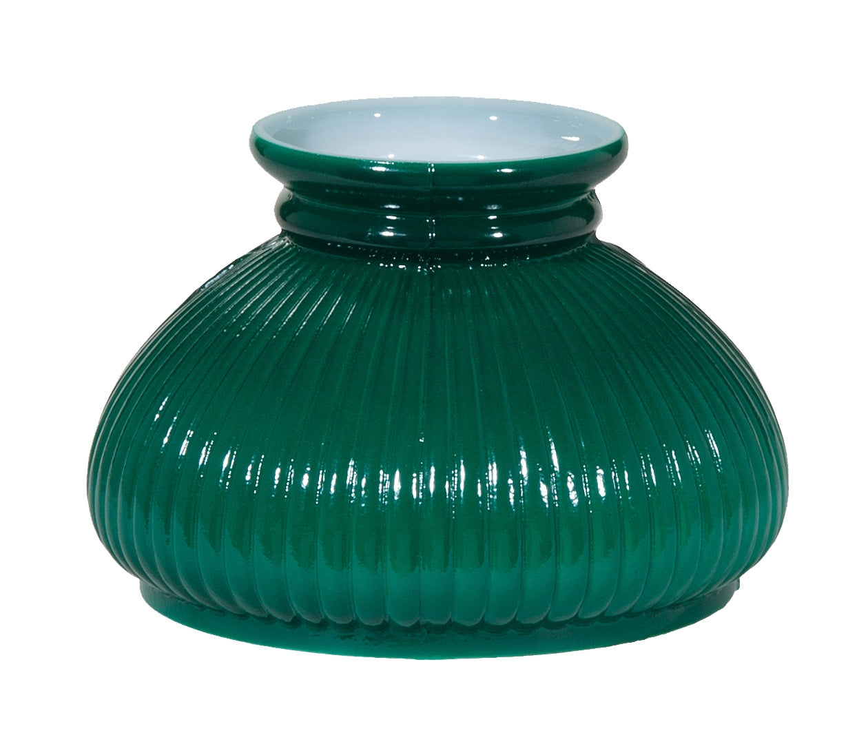 Dark Green Rib Shade, 7 inch fitter