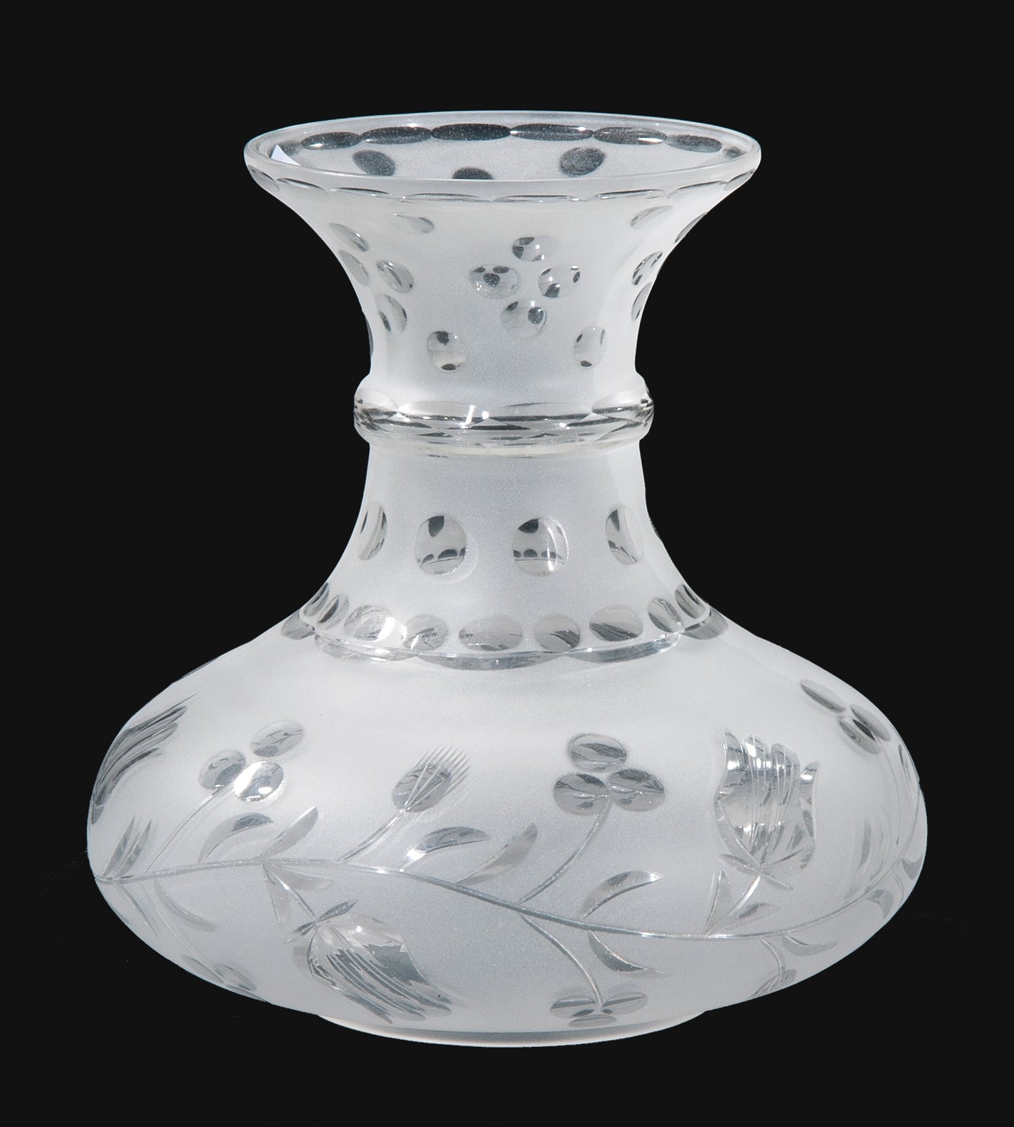 Astral Shade, Hand-Cut Bellflower Design, 5 inch fitter