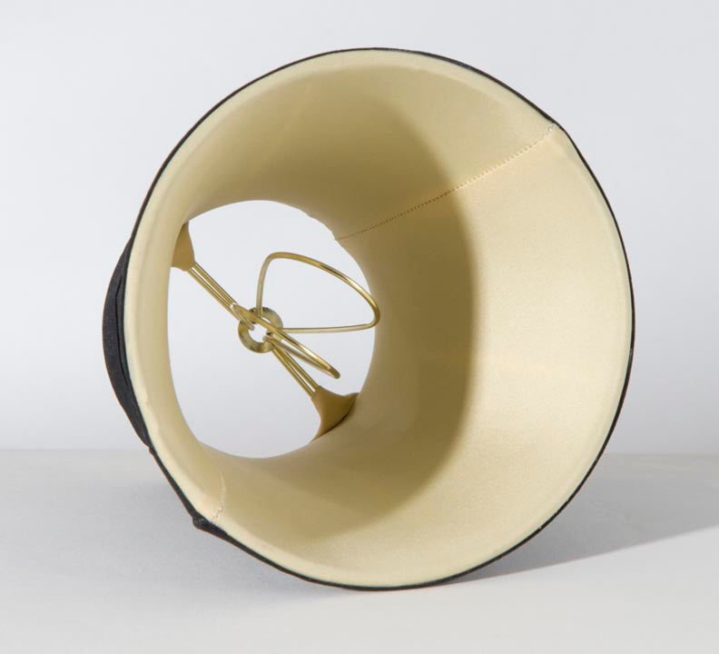 Black Color, Softback PETITE BELL Chandelier Shade (00681NE)