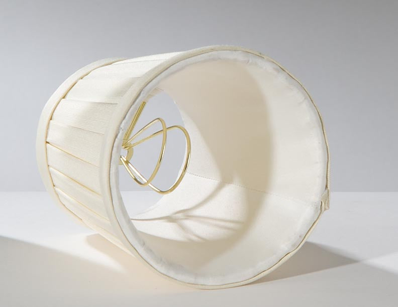 Off-White Color, Softback Mini Pleat Chandelier Shade (00706WE)