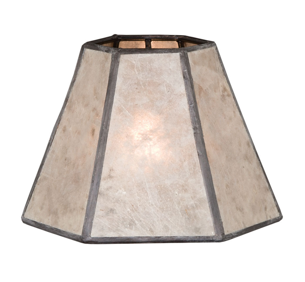 Natural Mica Hexagon Chandelier Shade