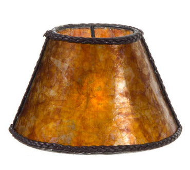 Amber Mica Chandelier Shade Mini Empire