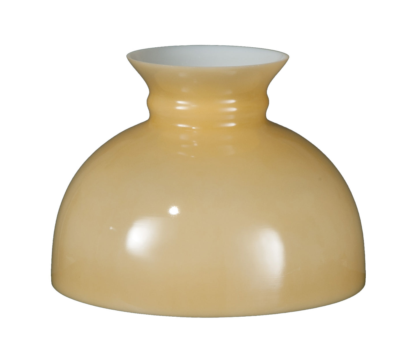 Opal Glass Student Shade, Buff Nu-Gold, 10 " fitter