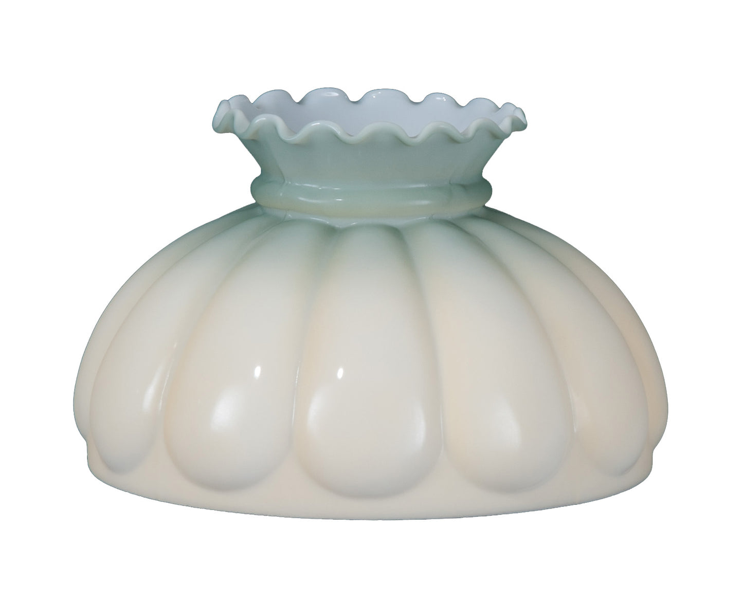 Opal Melon Shade, Hunter Green to Cream Tint, 10 inch fitter