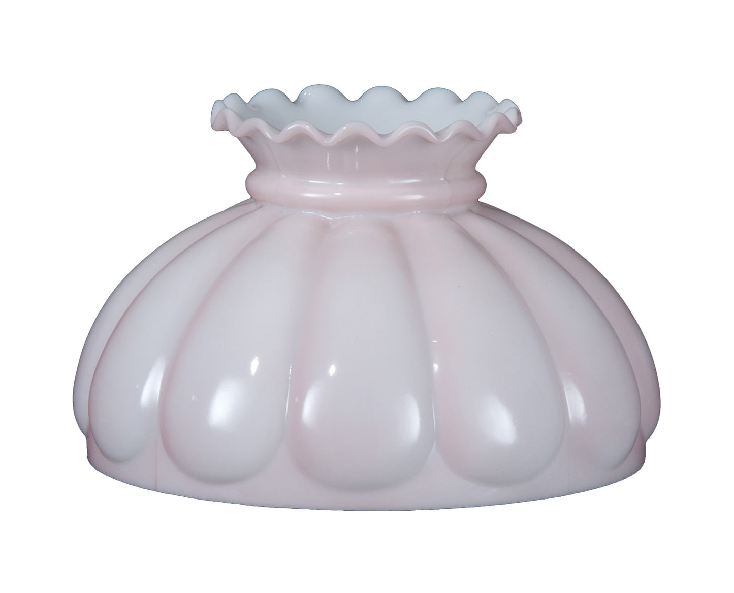 Opal Melon Shade, Victorian Red Tint, 10 inch fitter