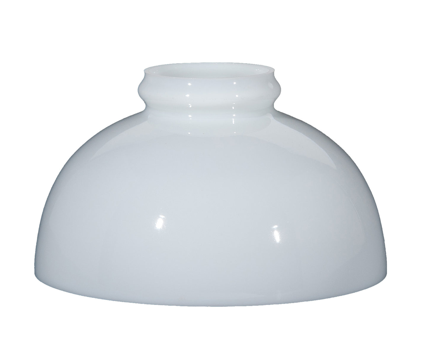 Opal Glass Low-Top Student Shade, 10 inch fitter