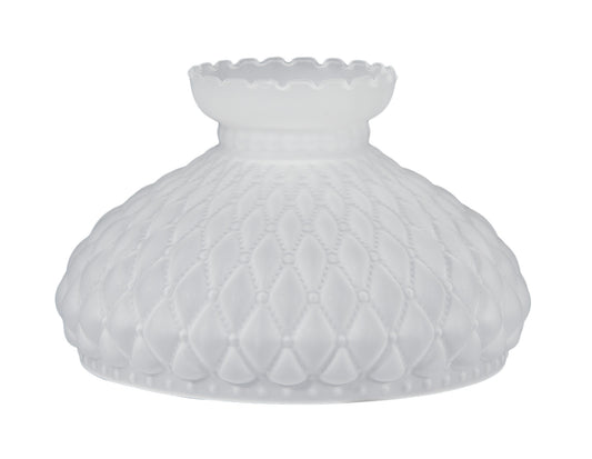 Satin Crystal Diamond Quilted Shade, 10 inch fitter