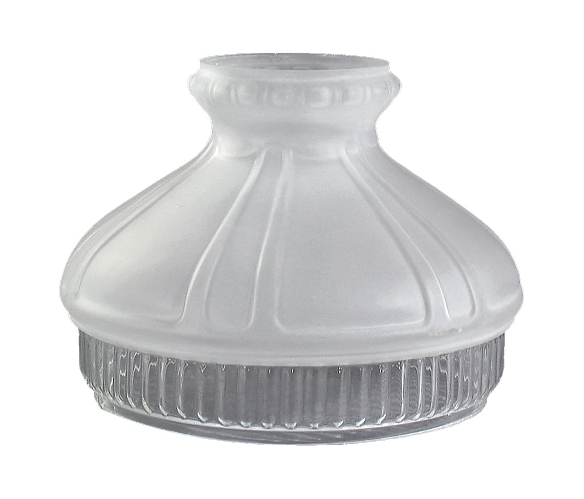 Etched Glass Shade, Style #601, 10 inch fitter