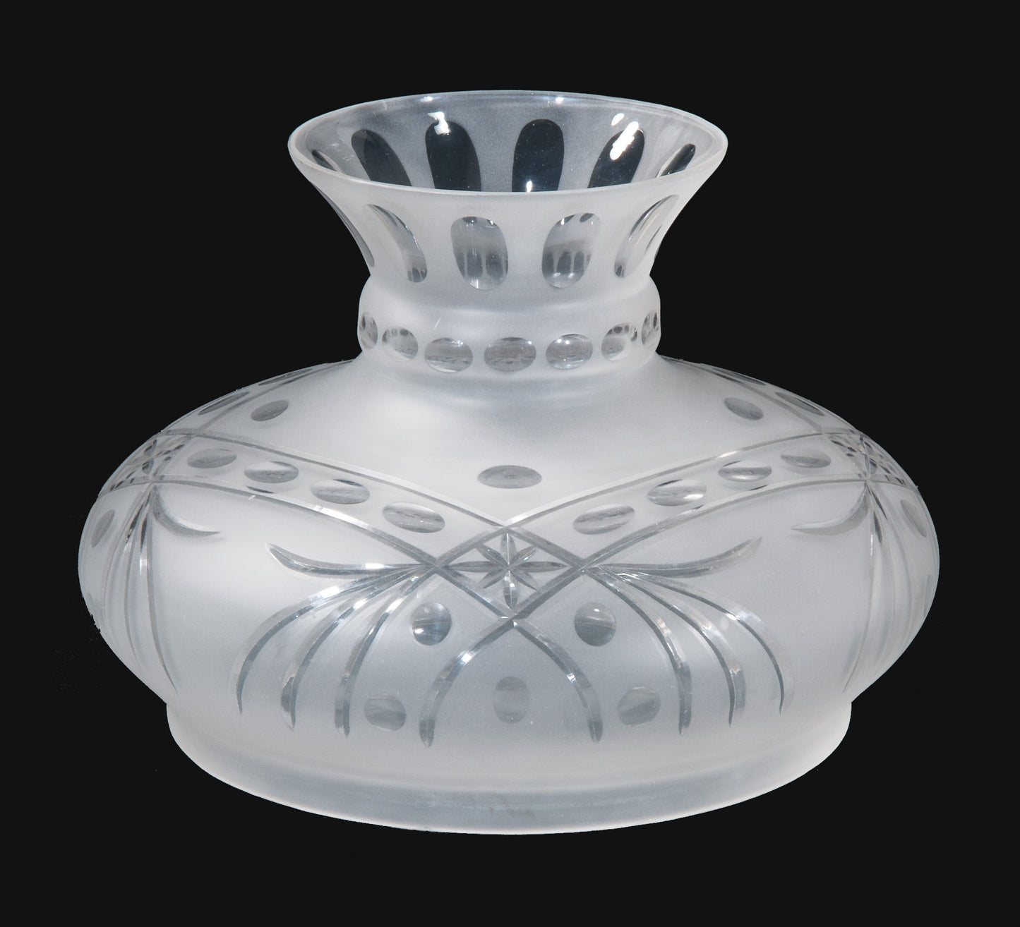 Hand Cut Sinumbra Style Shade, Stars & Bars Design, 10 inch fitter