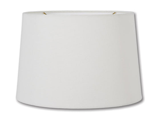 Retro Drum Lamp Shades - Off White Color, 100% Fine Linen Material