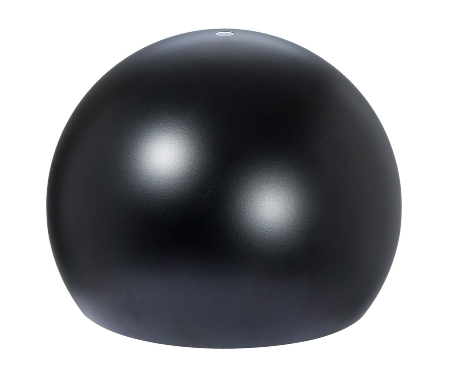 8" Dia. Satin Black Eyeball Shade, Steel