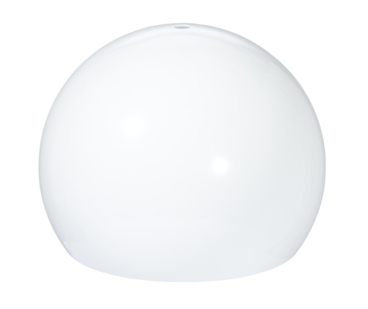 8" Dia. White Enamel Eyeball Shade, Steel