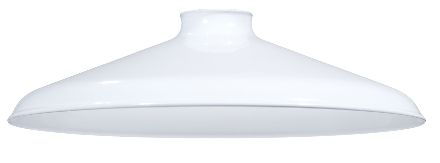 12" Diameter Industrial Style Metal Lampshades, 2-1/4 inch lip fitter (08383B)