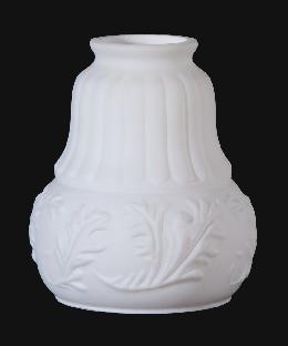 Early Style Embossed Leaves Fixture Shade, 2-1/4 inch fitter