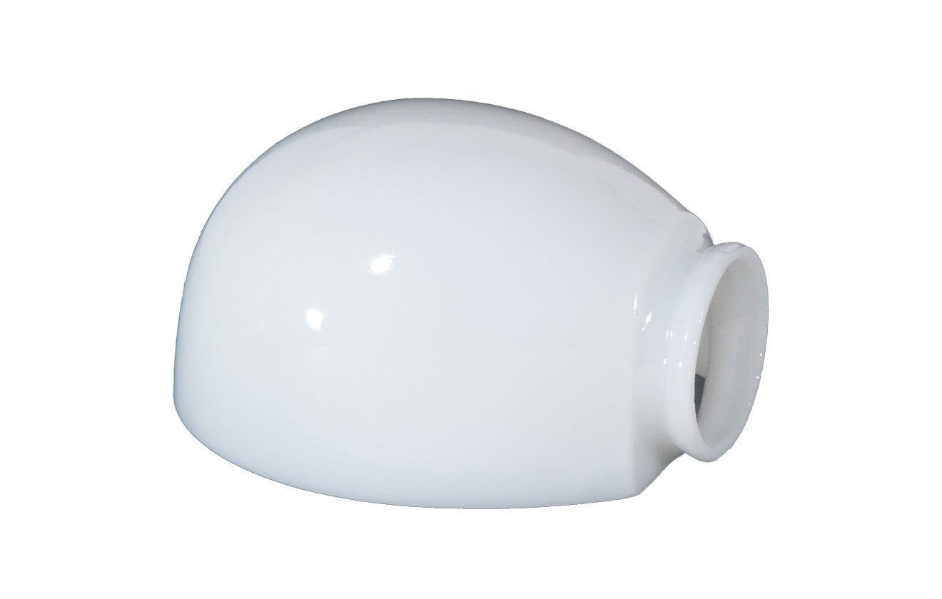 5-1/2 inch long Mid-Century Modern Bathroom Fixture Shade, 2-1/4 inch lip fitter