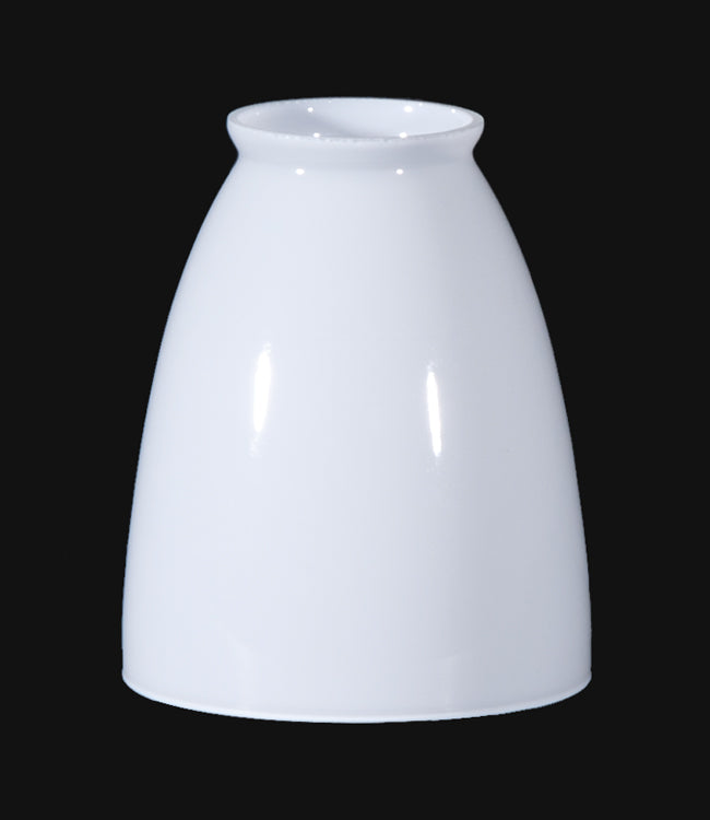 4-7/8 inch tall Opal Glass Fixture Shade, 2-1/4 inch lip fitter
