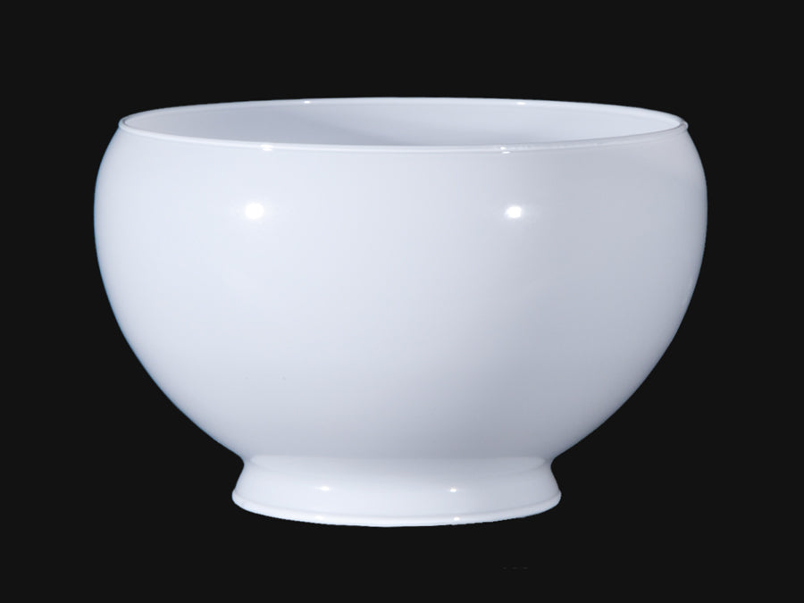 7-1/4 inch diameter Opal Glass Gas Shade, 4 inch lip fitter