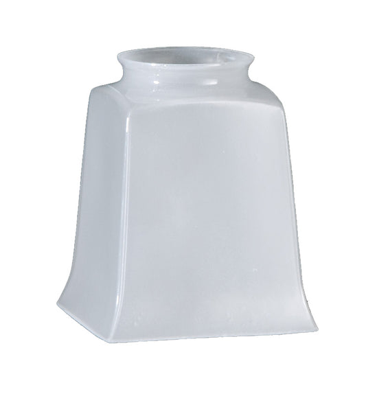 4 inch tall Inside Sandblasted Mission Style Fixture Shade, 2-1/4 inch lip fitter