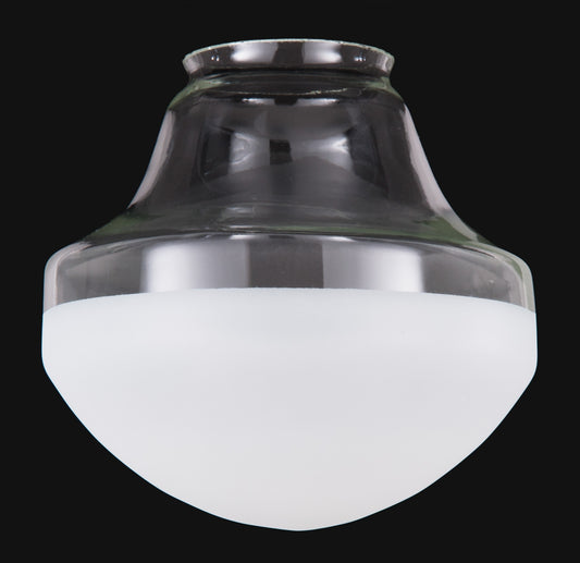 14" Special Half-Frost Industrial Style Pendant Shade, 6 inch lip fitter
