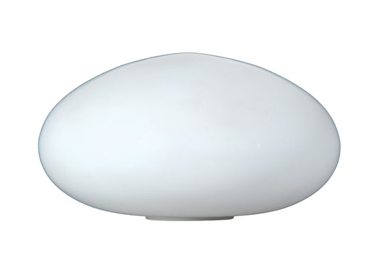 Mushroom Lamp Shade - Laurel Lamp Replacement Glass, 3-3/8 inch I.D. neckless fitter