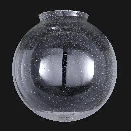 Clear Seeded Glass Mid-Century Modern Style Pendant Shades, 4 inch lip fitter