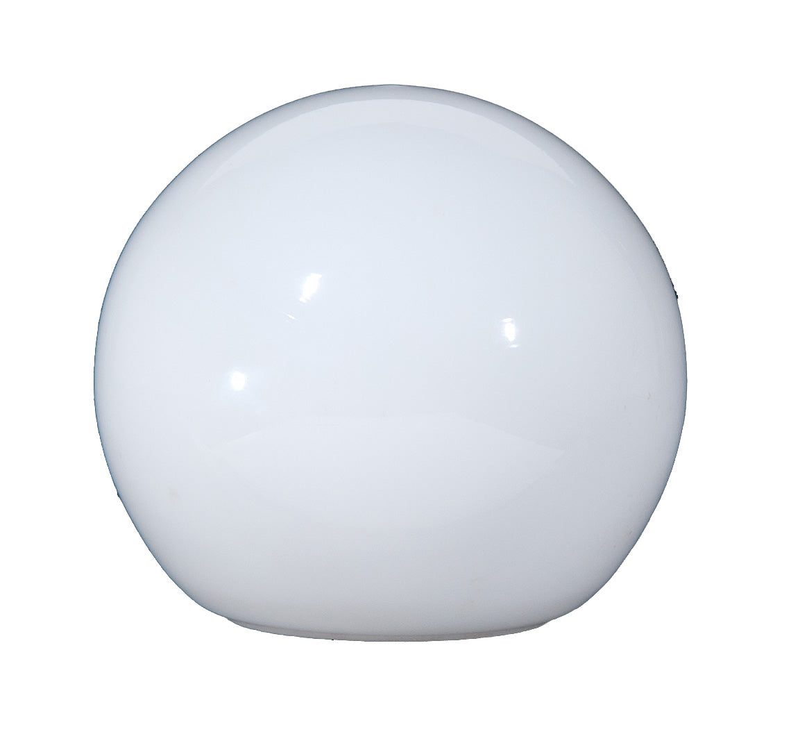 6" Opal Glass Neckless Ball Shade, 3 inch top opening