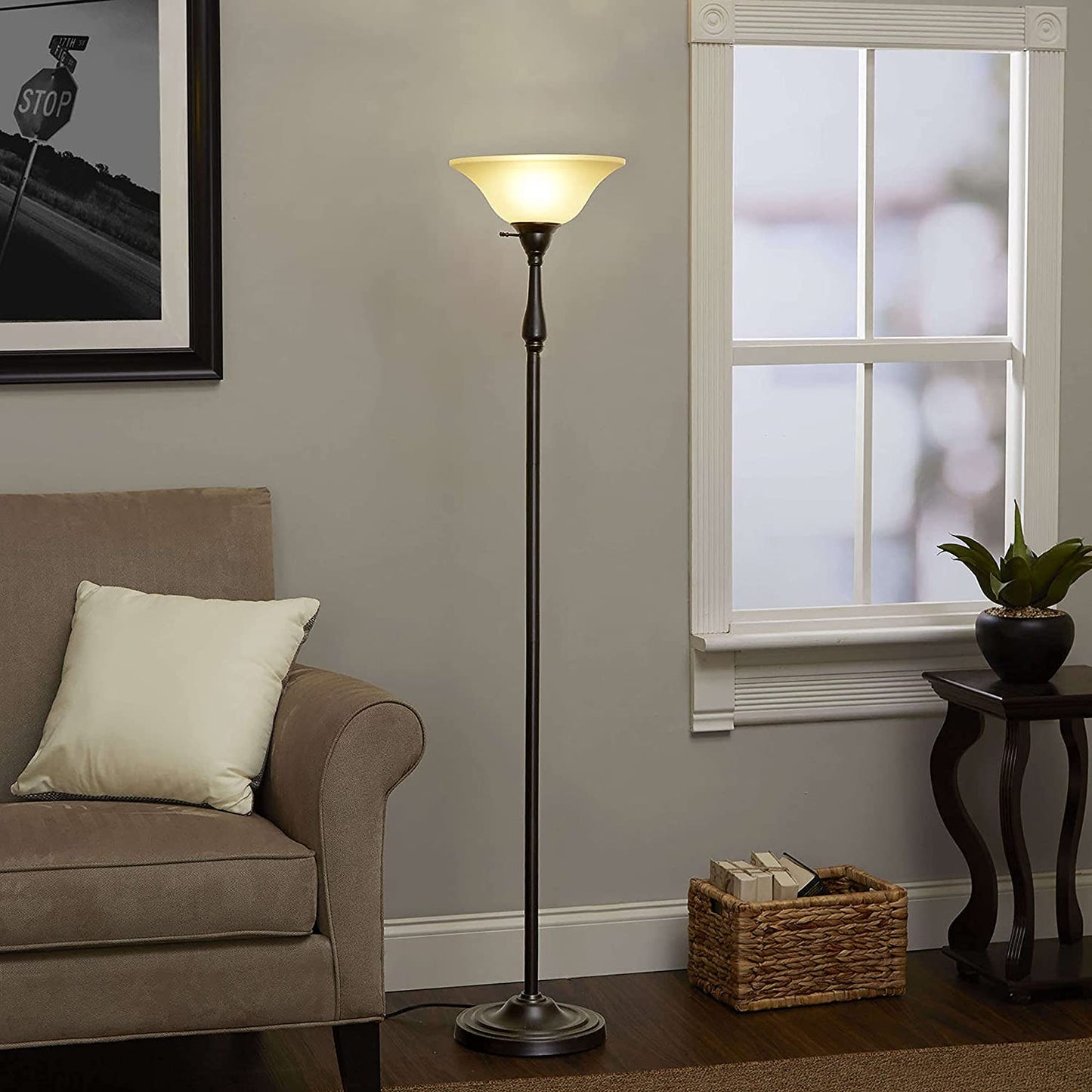 Large Torchiere Floor Lamp Shade