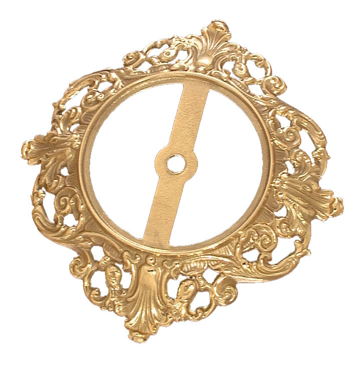 Die Cast Brass Lamp Base, 4" Top Dia., Choice of Finish