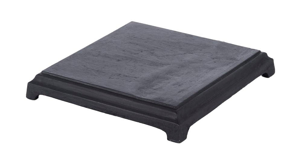 Square Cast Iron Lamp Base, Choice of Size, 6 or 7" Top Dia.