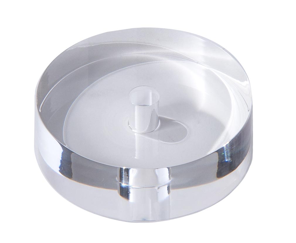 3" Dia. Flat Cylinder-Shaped Acrylic Lamp Break